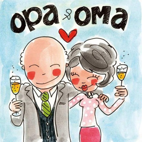 Opa & Oma, Diamond Painting